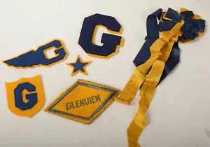 Assortment Vintage Felt Varisty Patches (R3E) Glenview (JSF6)Grimmett Oakland CA - Picture 1 of 9