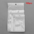 100pcs Retail Pack Self Seal Storage Hang Hole Zipper Packaging Bag