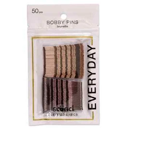 scunci Bobby Pins - Brunette - 50ct Neu 3er Pack - Bild 1 von 3