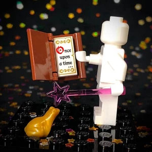 NEW LEGO Book Once Upon a Time Gold Frog Magic Fairy Wand Minifigure Accessory - Picture 1 of 3