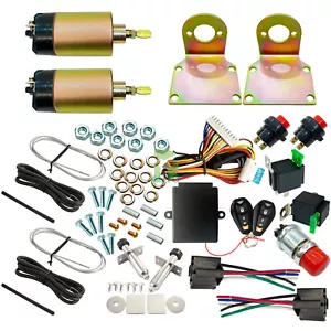 Street Rat Hot Rod 2 Door Shaved Handle Popper Solenoid Kit 100 LB With Relay - Bild 1 von 12