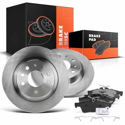Rotores de freno de disco traseros y pastillas de freno de cerámica para Saab 9-3 2004-2011 9-3X 10-11 Foto 1 de 4