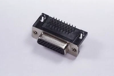 K66X-A26S-N Kycon High Density D-Sub Female Receptacle Right Angle 26 Pos 3 Row - Image 1 of 2