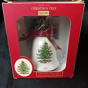 Spode Albero di Natale Campanella di Natale Ornamento 2019 - Foto 1 di 3