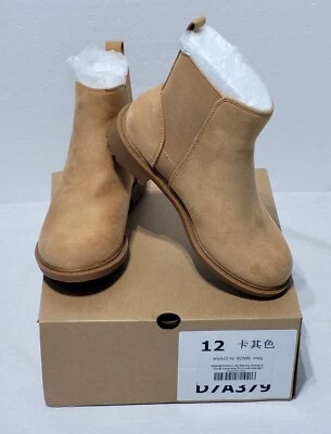 Botines Chelsea Laicigo Niños Niñas Talla 12 Suela con Tacos Nuevos Foto 1 de 4