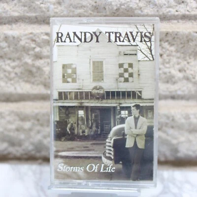 Randy Travis Storms of Life Cassette Album Tape Country - Image 1 of 3