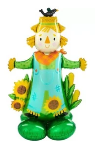 56” Airloonz Country Scarecrow Foil Balloon Fill w/ Air Party/Home Decoration - Picture 1 of 2