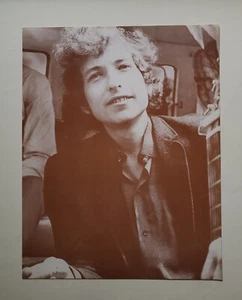 Póster Bob Dylan Cantante Compositor Impresión Sepia 11"x14" Música Folk ROCK & ROLL - Imagen 1 de 1
