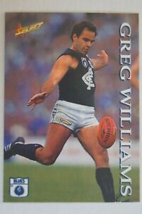 Carlton Blues AFL-VFL Football Select Vintage Football Card Greg Williams