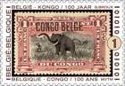 Belgium**Congo 100 Years-Chasse Elephant Hunt-COB3848-2008-Olifant   