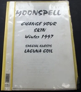 Moonspell Lacuna Coil Itinerary Change Your Skin European Winter Tour 1997 - Bild 1 von 13