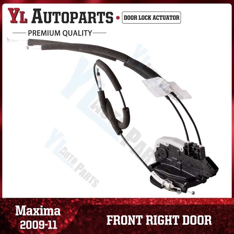 Actuador de cerradura de puerta lateral pasajero delantero derecho apto para Nissan Máxima 2009-2014 Foto 1 de 4