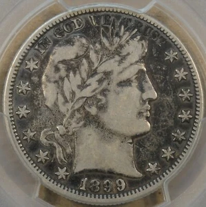 1899-O Barber Half Dollar 50c PCGS Certified VF20 - Picture 1 of 4