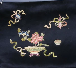 Chinesische Stickerei Pekingknoten verbotener Stich - Bild 1 von 7