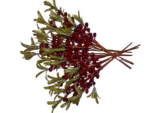 7 Stängel Plektren künstliche Beeren- & Blattstiele SR - Bild 1 von 4