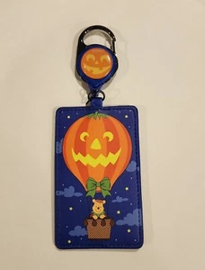 Loungefly Disney Winnie the Pooh Halloween Retractable Lanyard ID Holder NEW - Picture 1 of 9