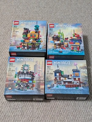 Lego Promotional: Micro Ninjago City Complete Set (40703, 40704, 40705, 40706) - Image 1 of 4