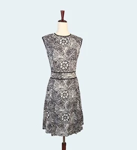 Vintage 60s Siam Boutique William Morris Marigold Print Mod Scooter Dress, Large - Picture 1 of 8