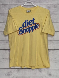 Lee Sport Herren Gr. XL Diet Snapple Kurzarm Gelb Promo T-Shirt Vintage - Bild 1 von 9
