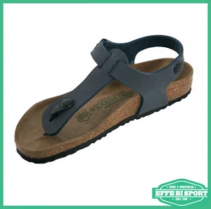 Ciabatta Birkenstock kairo junior sandalo infradito da bambino mare casual moda - Foto 1 di 4