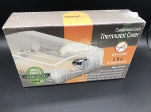 Combination Lock Thermostat Cover StatGuardPlus Protection No Keys Needed - Picture 1 of 5