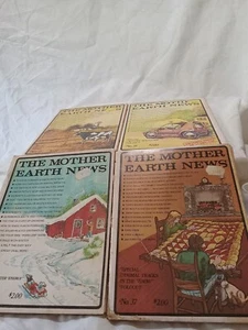 4 Issues Mother Earth News #33 35 36 37 Special Pullouts Back to Earth Lifestyle - Picture 1 of 10