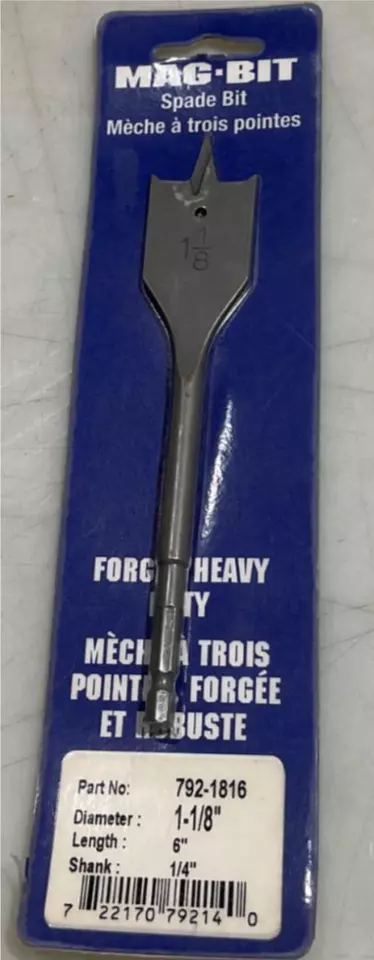 Mag-Bit 792-1816 1-1/8" x 6" Spade bit - Image 1 of 1