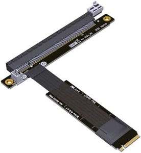 ADT-LINK R43JC-WK M.2 NVMe to PCIe 4.0 x16 Extender Adapter for GPU/PCIe (45cm) - Picture 1 of 3