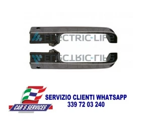 COPPIA DESTRA + SINISTRA MANIGLIE INTERNE PORTE NERE PER FIAT PANDA 141 DAL 1986 - Foto 1 di 1