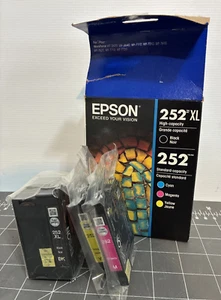 Epson 252XL Nero 252 Giallo Magenta Confezione Inchiostro Combo 01/2027 EXP - Foto 1 di 6