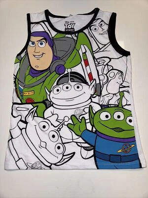 Camisa Toy Story Niños Talla Mediana 4 Disney Pixar Verde Alien Camisa Manga Corta Foto 1 de 4
