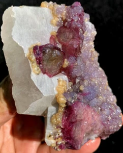 Cristallo di tormalina colore anguria naturale 335 g ghiaccio trasparente esemplare ia8606 - Foto 1 di 12