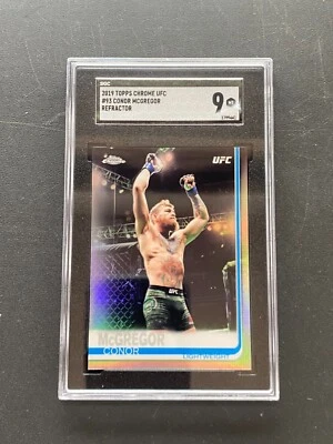 Conor Mcgregor 2019 Topps Chrome Refractor #93 UFC MMA 9 - Image 1 of 2
