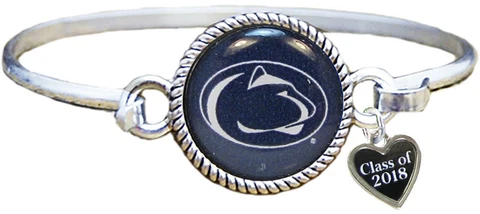 Custom Penn State Nittany Lions Bangle Bracelet Class of 2017-2025 Graduation Cover
