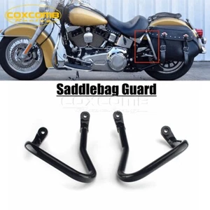 Rear Saddlebag Guard Bar For Harley Softail Heritage Classic 114 FLHCS 2018-2020 - Picture 1 of 12