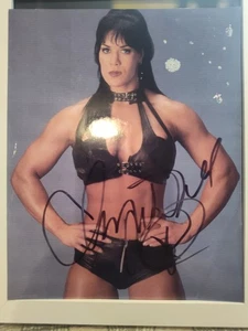 WWF Superstar Chyna Autograph Picture & Triple H & Road Dog Autographs - Picture 1 of 2