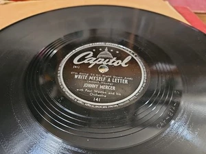 Johnny Mercer G. I. Jive / Write Myself A Letter 78RPM Capitol Records #141 - Foto 1 di 2