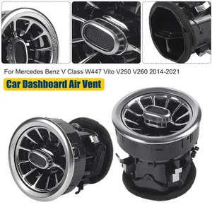 2X Dash A/C Conditioning Air Vent Outlet for Mercedes Benz V Class W447 Vito - Picture 1 of 9