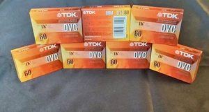 TDK DVC 60 DVM60ME Digital Video Tape Superior Grade - 7 New Unopened - Picture 1 of 1