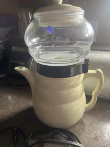 Vintage Electric Pour Over Coffee Jiffy By Wilcox Electric Applian. RARE Works! - Picture 1 of 12