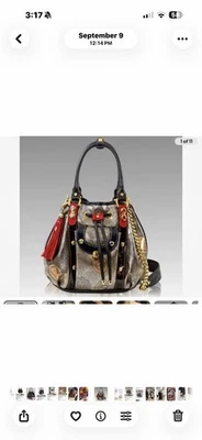 RARO Marino Orlandi 2025 ITALIANO Swarovski y Cuero Genuino Medallones Romanos Foto 1 de 4