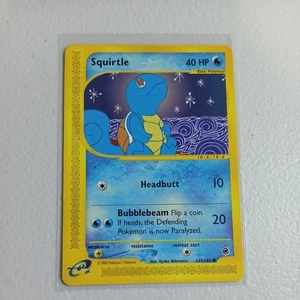 Pokemon Card Squirtle 132/165 Expedition Base Set Common rare vintage  - Picture 1 of 6