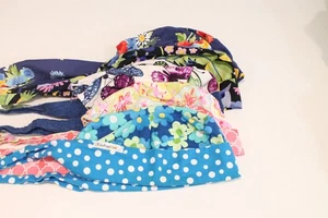 KimKaps Hat Cap Strap Back Floral Print Cotton Multi Color Nursing Scrub Womens - Picture 1 of 16