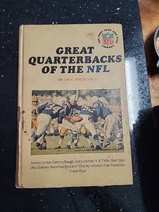 Great Quarterbacks of the NFL ~ Dave Anderson ~ 1965 Random House HC - Imagen 1 de 8