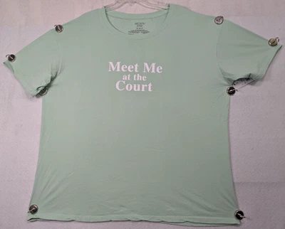 Mighty Fine - Women’s - Graphic T-Shirt - Meet Me At The Court - Size 2x - Image 1 of 4