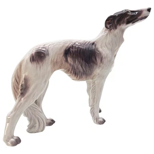 Vintage Dahl Jensen Denmark Porzellan Barsoi Russischer Wolfshund Hund Figur 1137 - Bild 1 von 9