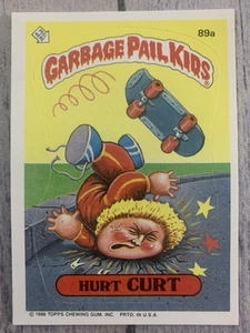 Spazzatura Secchio Bambini OS3 GPK Originale 3° Serie Hurt Curt Card 89a - Foto 1 di 2