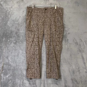 Democracy Womens 12 Beige Convertible Utility Flexellent Capri Pants - Picture 1 of 9