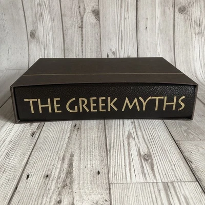 Folio Society The Greek Myths Robert Graves 1996 1/4-Leather Bound In Slipcase - Image 1 of 4