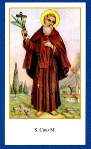 Santino Heilige Karte Bild Pieuse Heiligenbild S. Ciro M. - Bild 1 von 1